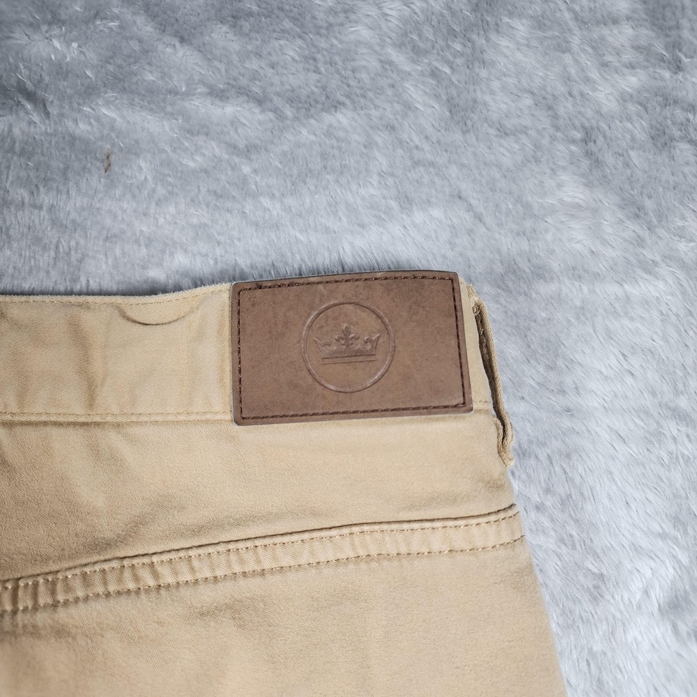 Peter Millar Pants Mens 40x30 (Fits 38x29) Beige Stretch Chino Golf Casual - Picture 4 of 13